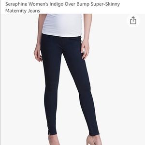 Seraphine maternity jeans, dark blue - size 8